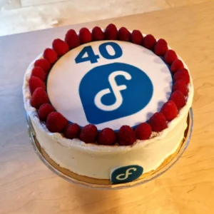 Fedora 40 cake